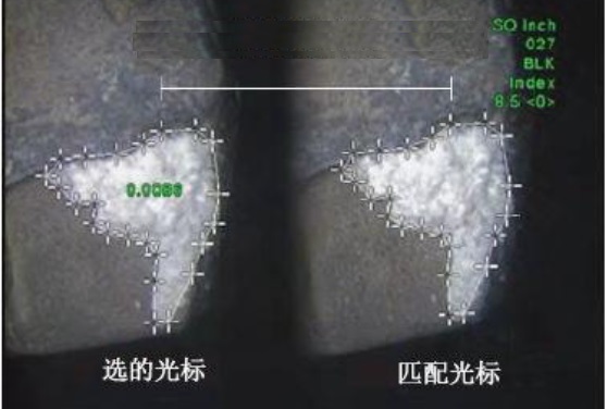雙物鏡測量功能的光標匹配功能 雙物鏡測量功能的光標匹配功能